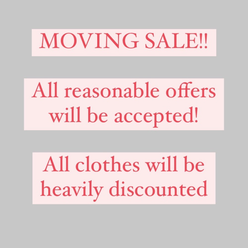Dresses, shirts, tanks, shorts, skirts, blouses, pants for sale